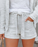 West Side Pocketed High Rise Tweed Shorts Ins Street