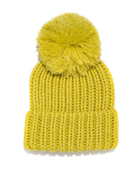 Whistler Pom Beanie - Lime Ins Street