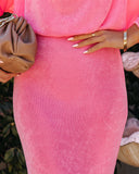 Wrenley Knit Maxi Skirt - Pink Ins Street
