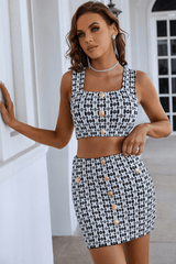 Madeline Two Piece Bandage Dress Ins Street