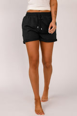 Drawstring Cuffed Shorts with Pockets Ins Street