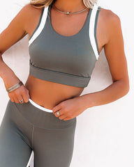 Action Mesh Panel Sports Bra ALL-001