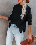 Alesso Ribbed Sleeve Knit Sweater - Black - FINAL SALE ON T-001