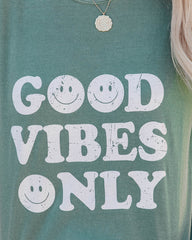 Always Good Vibes Cotton Tee LULU-001