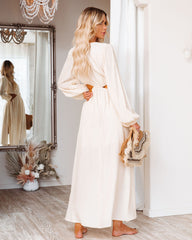 Amora Long Sleeve Cutout Maxi Dress - FINAL SALE ENDL-001