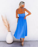 Anaya Cutout Midi Dress - Clean Blue - FINAL SALE TYCH-001