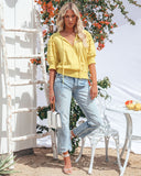 Anthem Cotton Textured Blouse - Yellow - FINAL SALE COLL-001