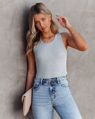 Anytime Cotton Tank - Heather Grey OLIV-001