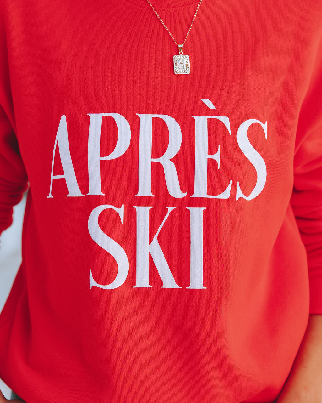 Apres Ski Cotton Blend Sweatshirt - FINAL SALE LULU-001