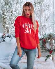 Apres Ski Cotton Blend Sweatshirt - FINAL SALE LULU-001