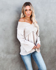 Ascension Smocked Off The Shoulder Top - Natural InsStreet