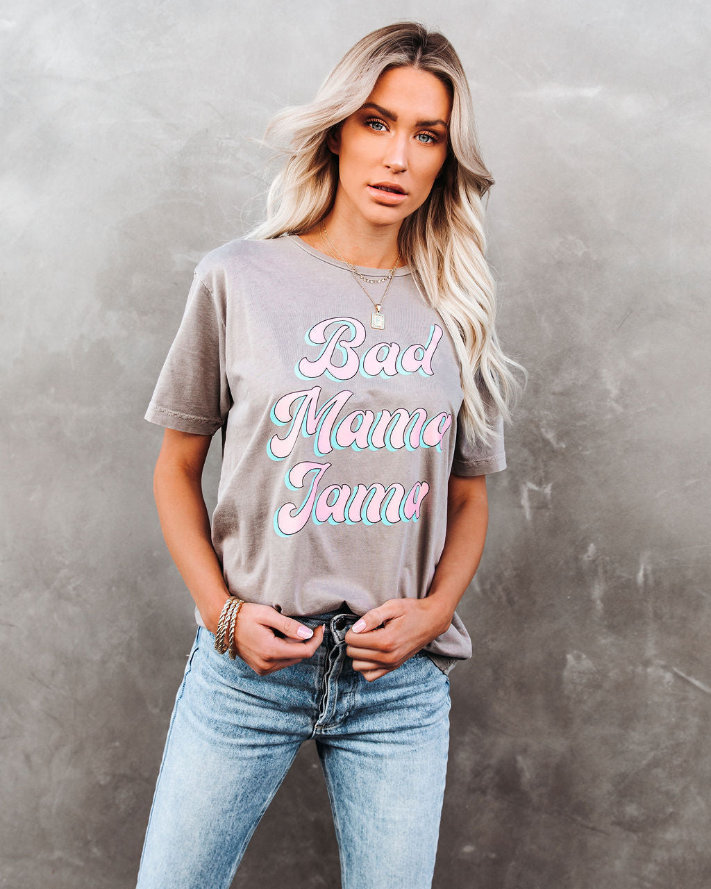 Bad Mama Jama Cotton Tee InsStreet