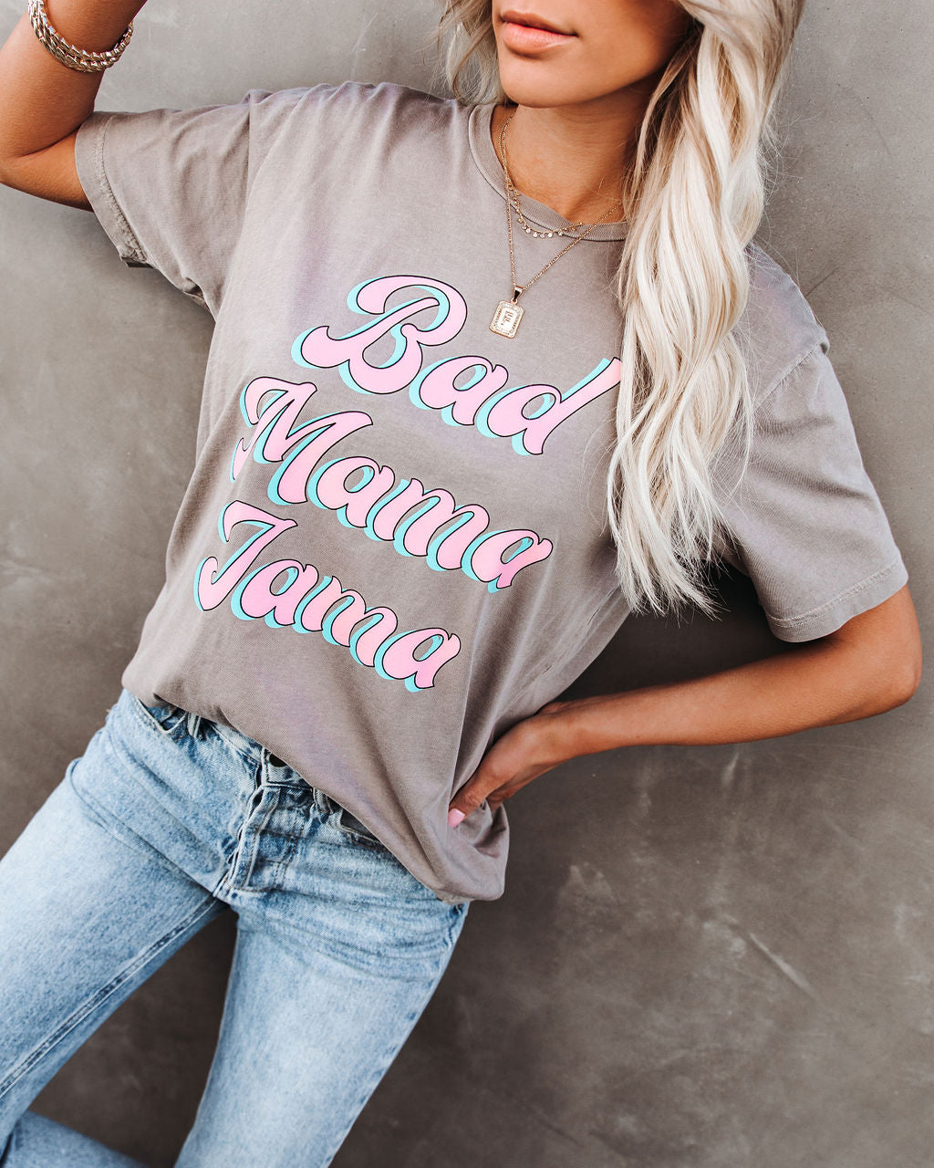 Bad Mama Jama Cotton Tee InsStreet