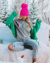 Be Good Cotton Blend Sweatshirt - FINAL SALE InsStreet