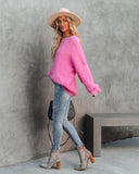 Belfair Fuzzy Knit Sweater - Pink - FINAL SALE InsStreet