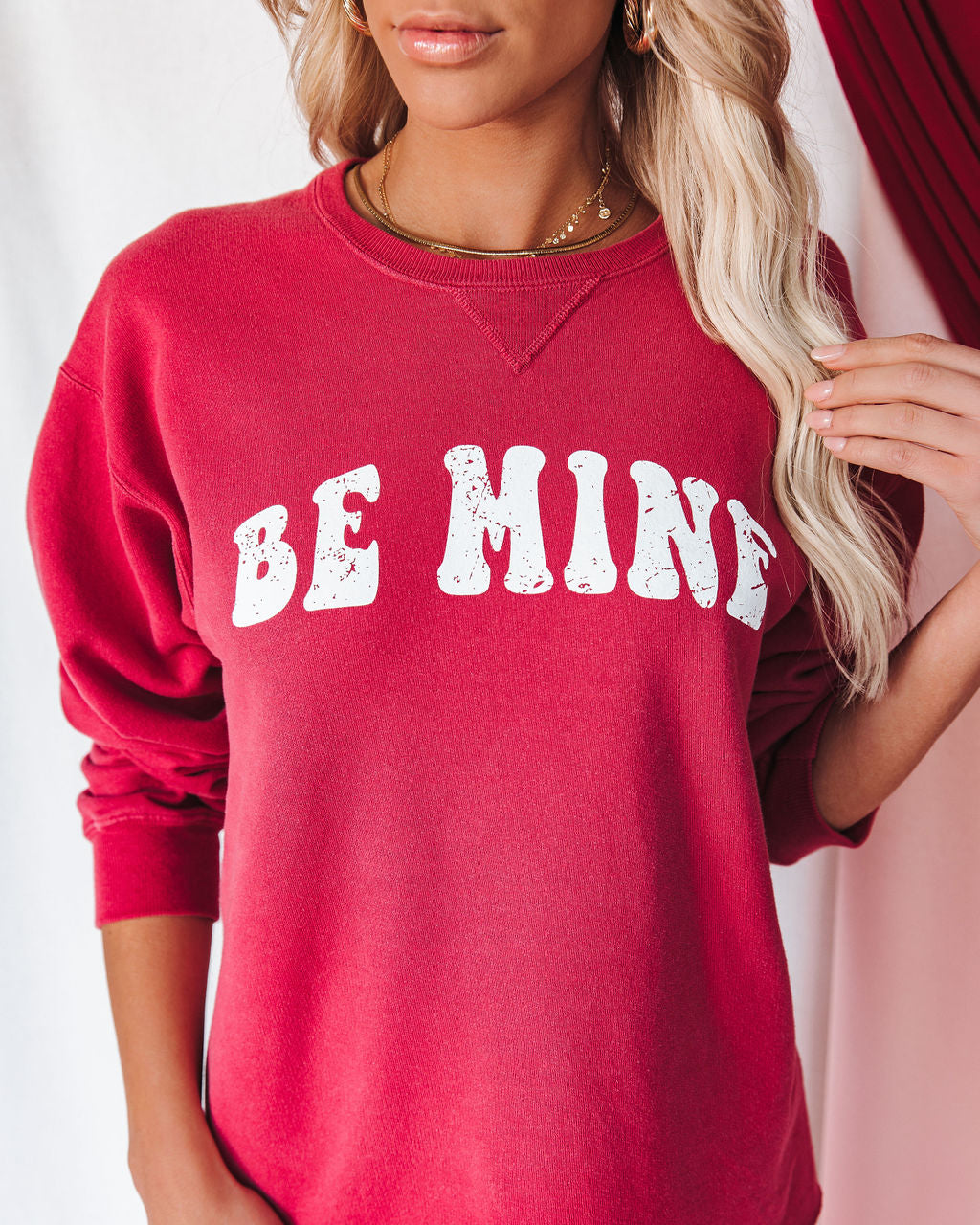 Be Mine Premium Cotton Blend Sweatshirt - FINAL SALE InsStreet