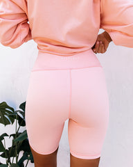 Bodywork Biker Shorts - Peach - FINAL SALE InsStreet