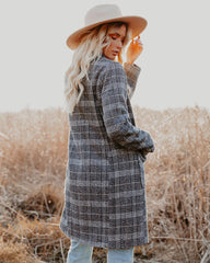 Boulder Pocketed Plaid Coat InsStreet