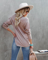 Boulevard Long Sleeve Tee - Light Mocha InsStreet