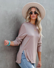 Boulevard Long Sleeve Tee - Light Mocha InsStreet