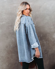 Boyd Pocketed Denim Shacket InsStreet