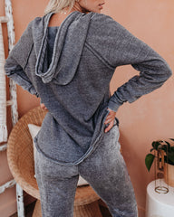 Boyfriend Cotton Blend Pocketed Washed Hoodie - FINAL SALE InsStreet