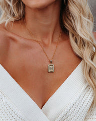 Bracha - Initial Card Necklace Insstreet