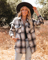 Branch Out Pocketed Plaid Shacket - FINAL SALE Insstreet