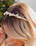 Brie Pearl Embellished Headband Ins Street