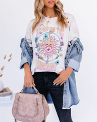 Bring On The Sunshine Cotton Distressed Tee Ins Street