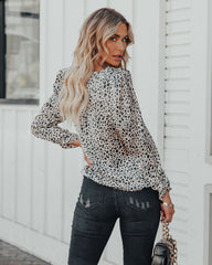 Bristol Animal Print Blouse Ins Street