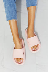 MMShoes Arms Around Me Open Toe Slide in Pink Ins Street