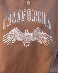 California Eagle Cotton Blend Sweatshirt - FINAL SALE Ins Street