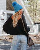 Carry On Knit V-Neck Sweater - Charcoal - FINAL SALE Ins Street