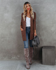 Catalog Pocketed Coat - Mocha Ins Street