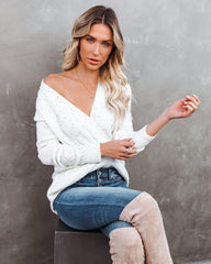 Celebrate Good Times Knit Drape Sweater - FINAL SALE Ins Street