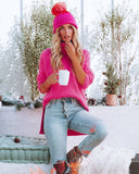Charismatic Turtleneck Knit Sweater - Pink Ins Street
