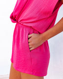 Chicka Pocketed Romper - Pink Ins Street