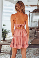 Casual Mini Lace Skater Dress for Women Ins street