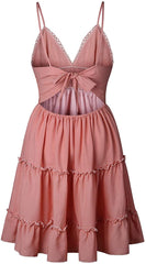 Casual Mini Lace Skater Dress for Women Ins street