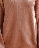 Claus For Celebration Boat Neck Sweater - Tan - FINAL SALE &MER-001