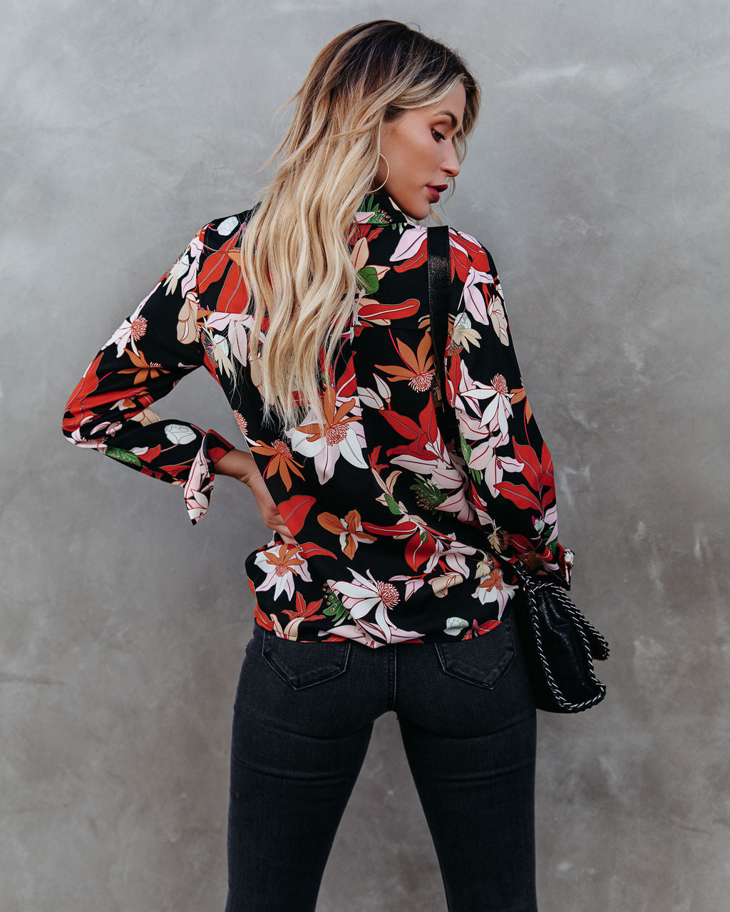 Come On Darling Floral Button Down Blouse - FINAL SALE FATE-001