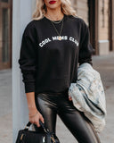 Cool Moms Club Cotton Blend Sweatshirt LULU-001
