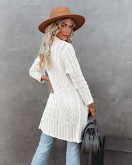 Corben Cotton Blend Cable Knit Cardigan - FINAL SALE DEE-001