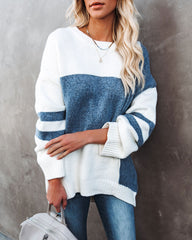 Count The City Blocks Colorblock Sweater O & -001