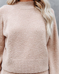 Cozy Cabin Crop Knit Sweater - FINAL SALE FATE-001