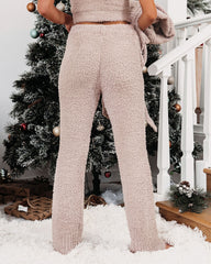 Cozy Town Soft Knit Drawstring Pants - Beige - FINAL SALE POL-001