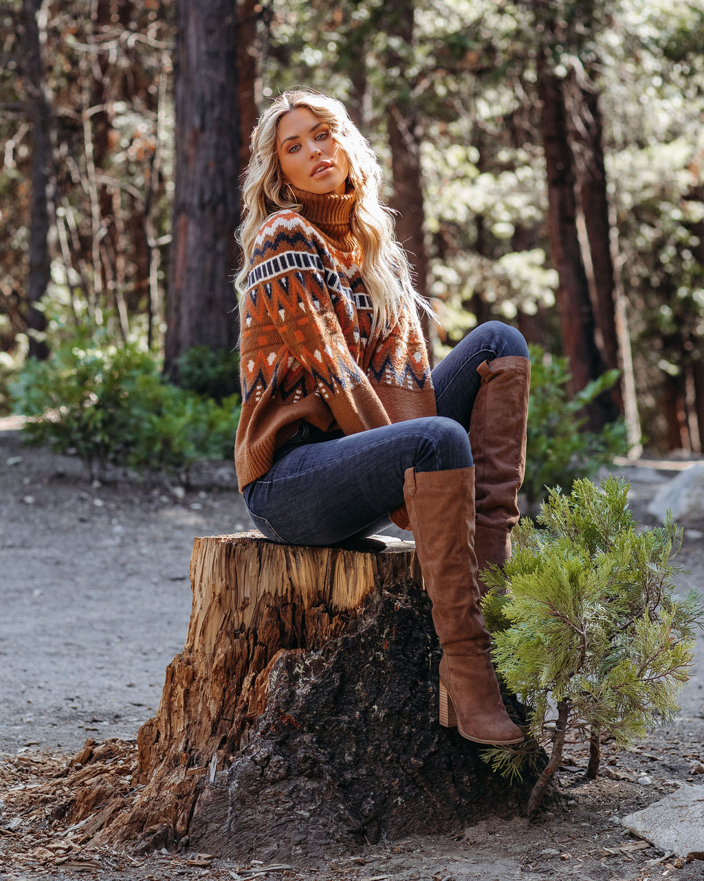 Creative Boost Turtleneck Knit Sweater - FINAL SALE – InsStreet