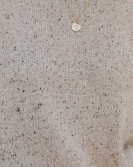 Darby Speckled Knit Sweater - Oatmeal - FINAL SALE LUMI-001