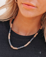 Dawson Disc Necklace - Black Fame Accessories